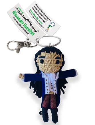 String Doll - Alexander Hamilton Broadway Edition Keychain