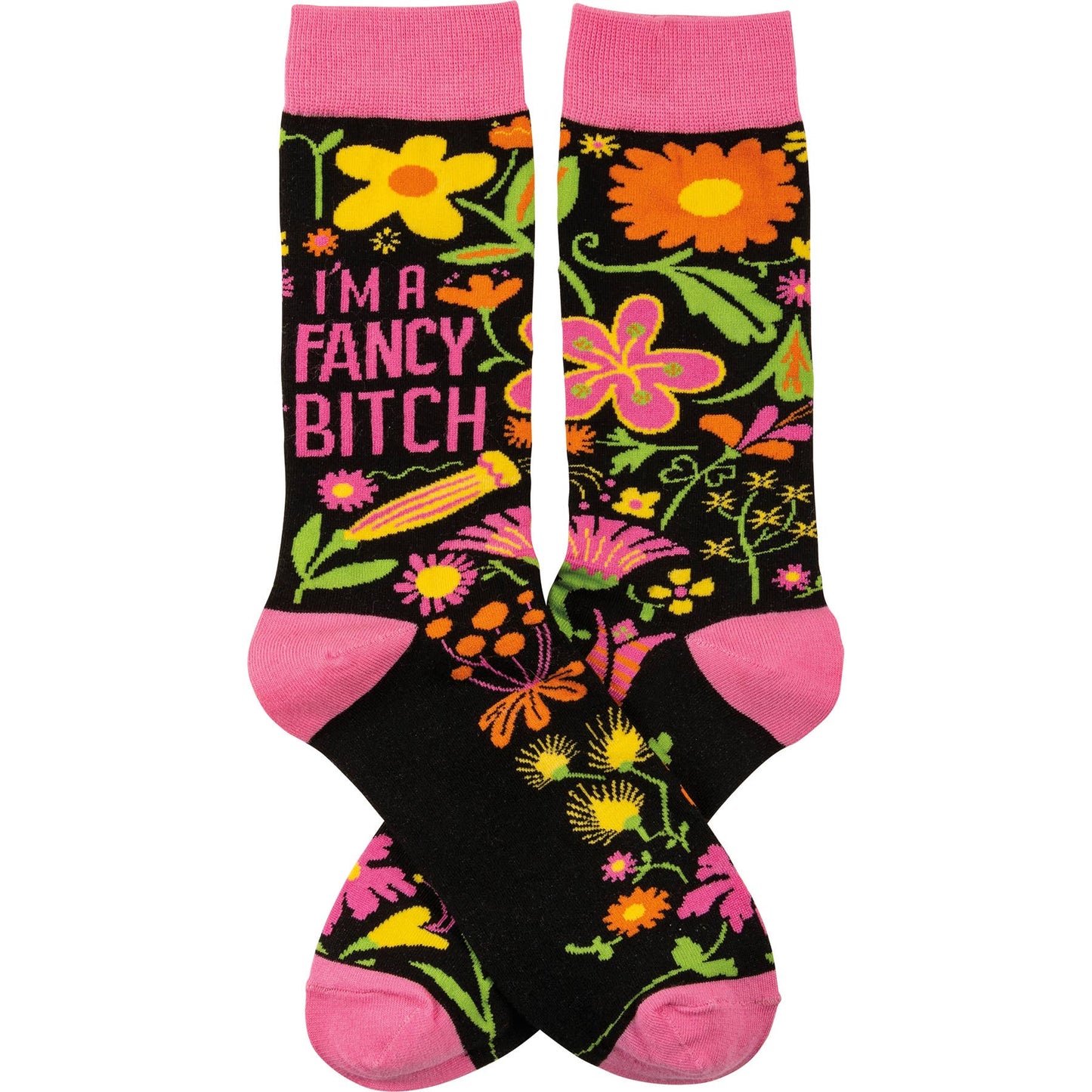 Socks - I'm A Fancy Bitch - Primitives by Kathy