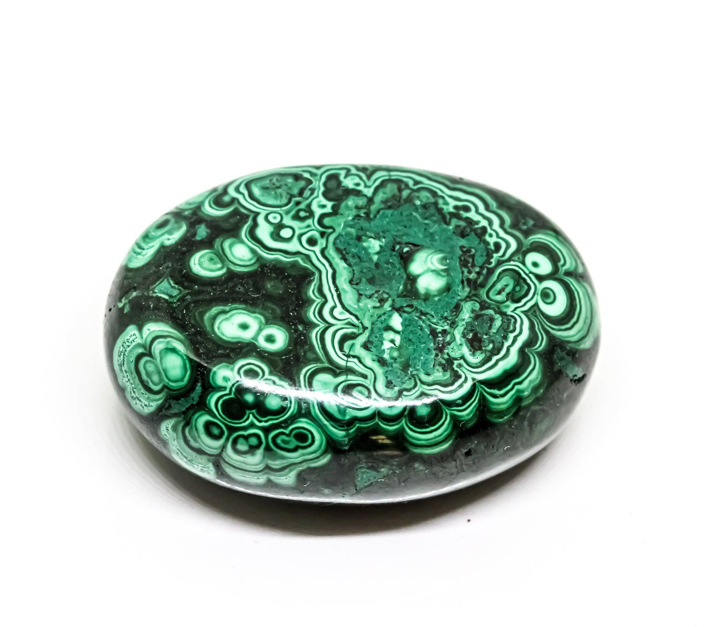 Malachite Pillows Palm Stone (Individual)