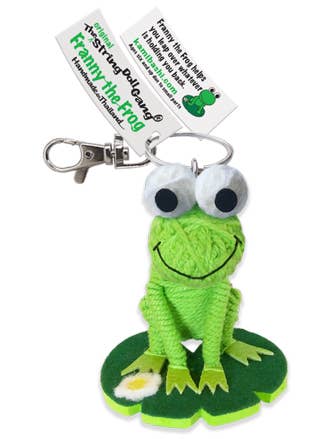 String Doll - Franny the Frog Keychain