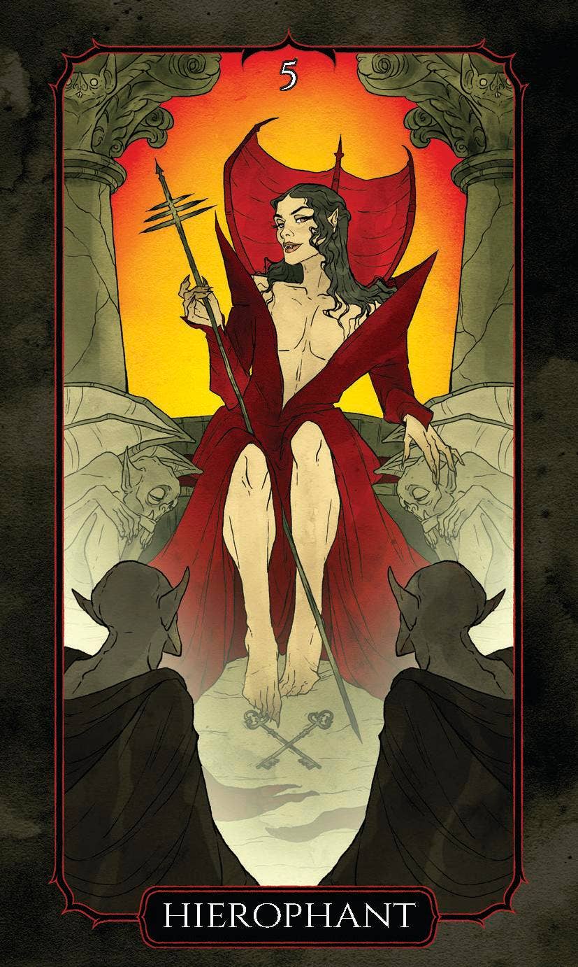 The Vampire's Tale Tarot Deck (Halloween Tarot Deck)