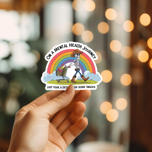 MMT - On a Mental Health Journey Vinyl Sticker