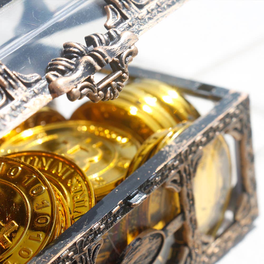 Clear Treasure Chest Gift Box