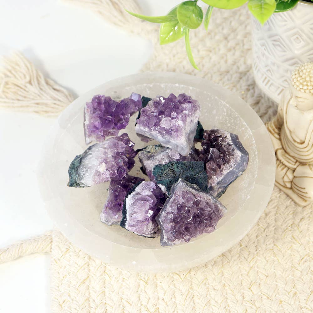 Amethyst Clusters (Pack of 10) - Amethyst Mini Cluster