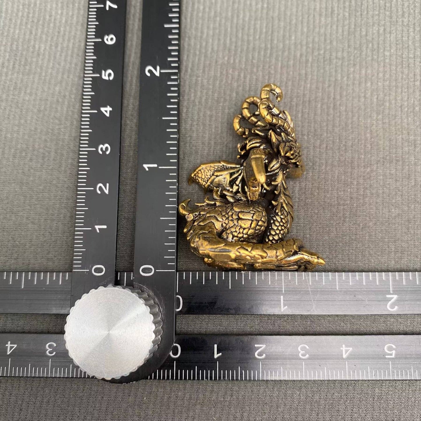 Brass Magic Dragon Desktop Ornament
