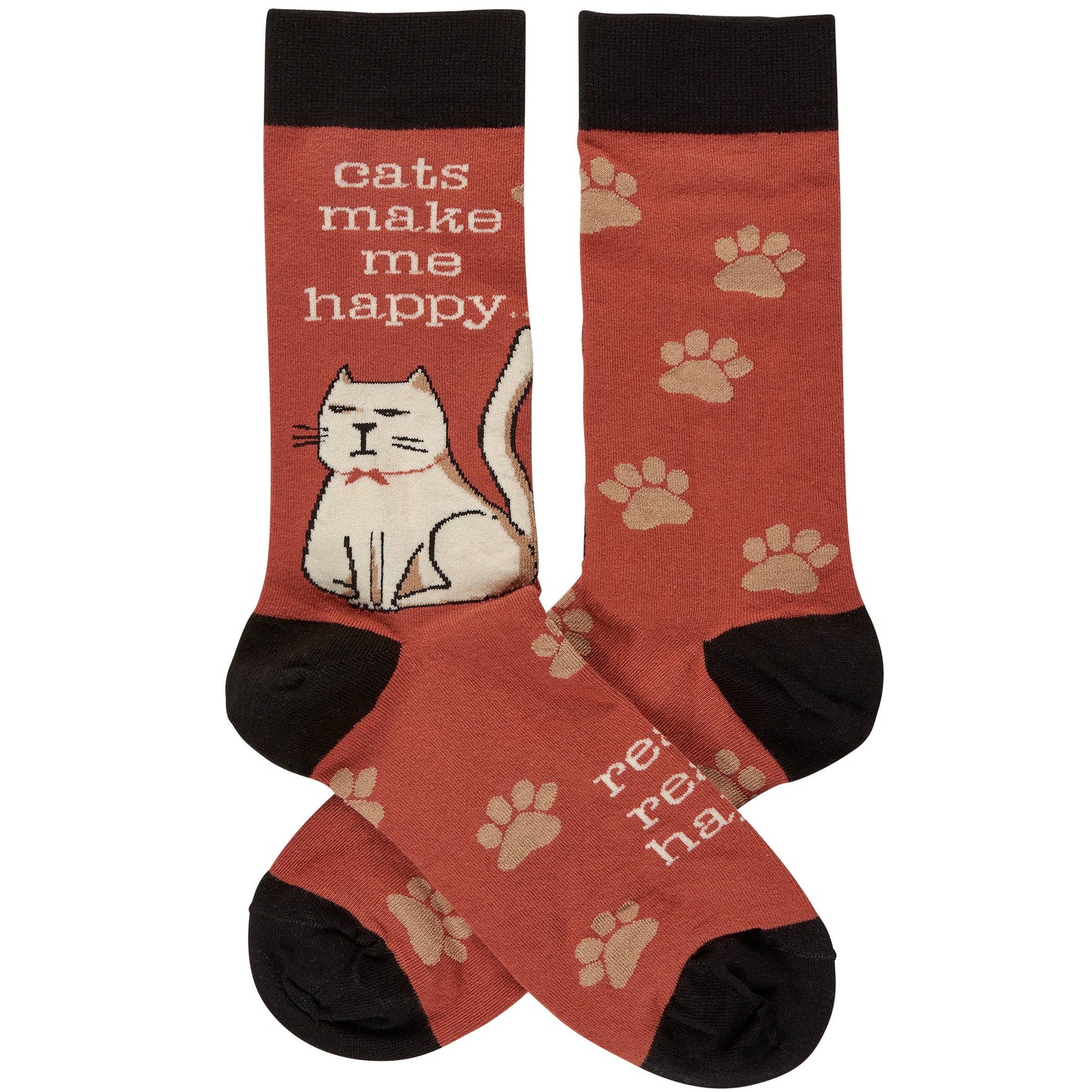 Cats Make Me Happy Socks