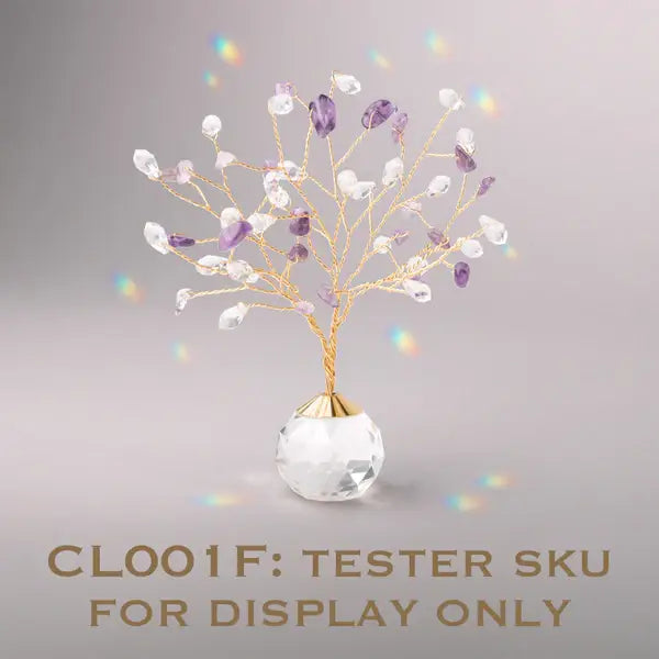 DISPLAY: Suncatcher Tree of Life - Amethyst  - unboxed