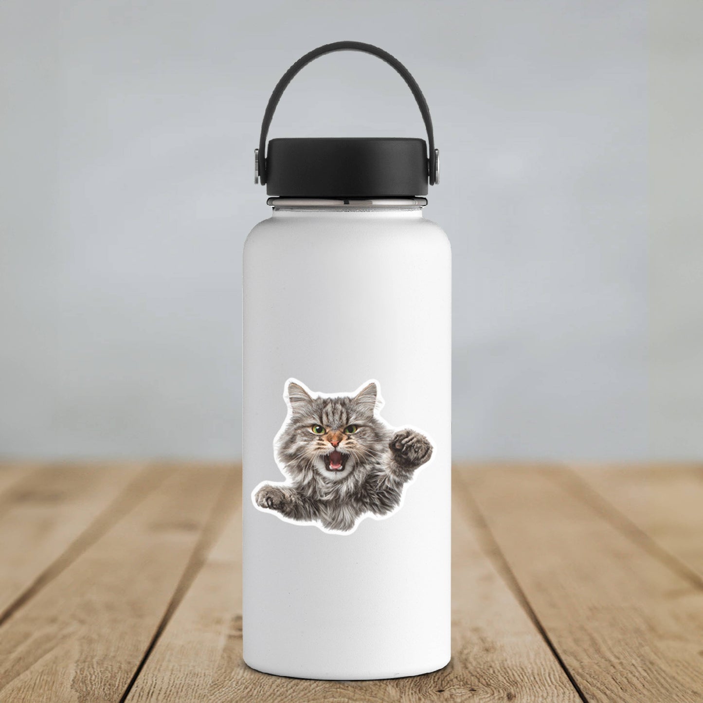Stickers - OZ - Angry Cat Vinyl
