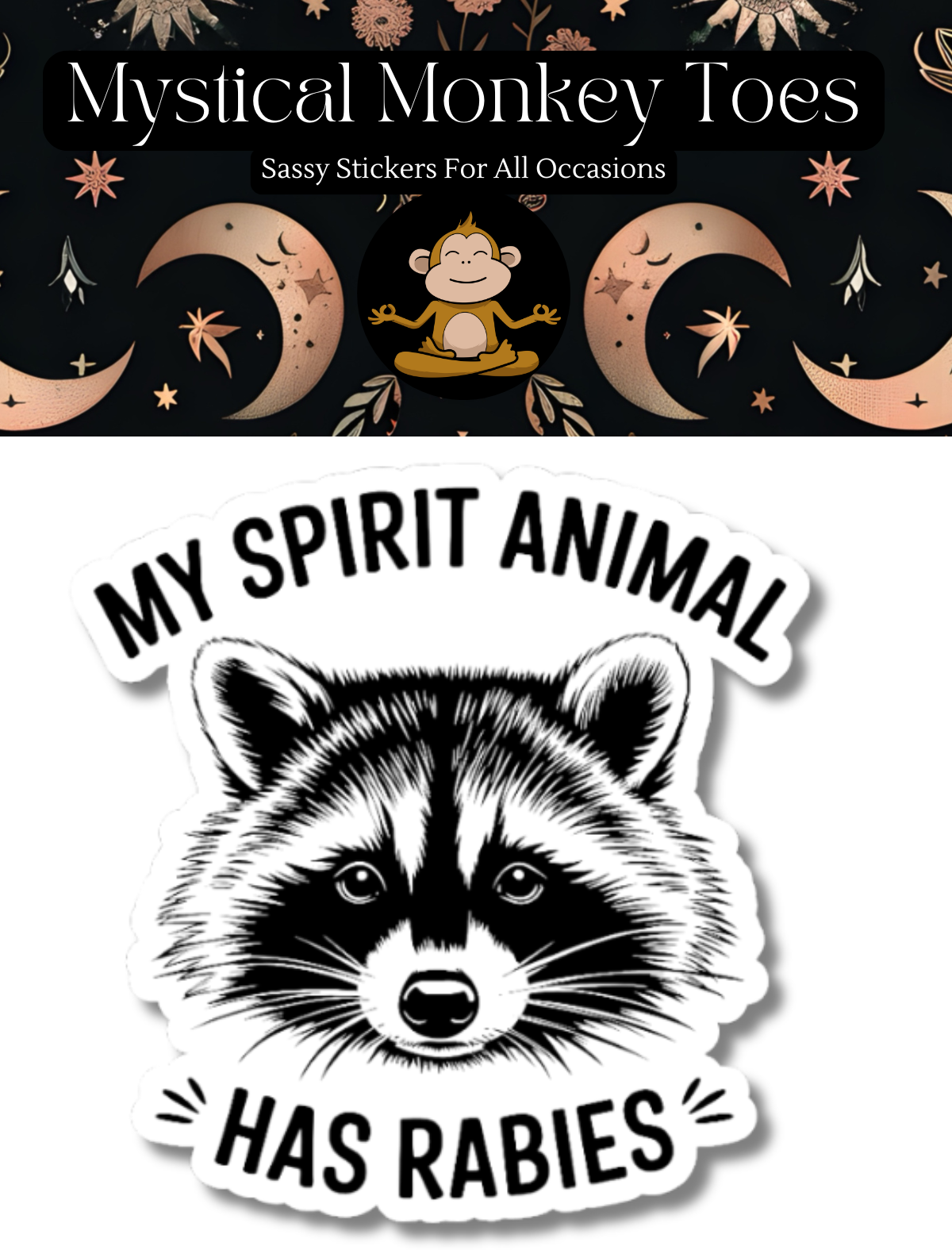 MMT Stickers - Funny Spirit Animal Vinyl Sticker
