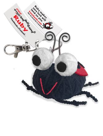 String Doll - Ruby the Ladybug Keychain