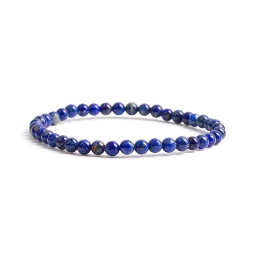 Energy Beads- 4mm Lapis Lazuli - Beaded Bracelet