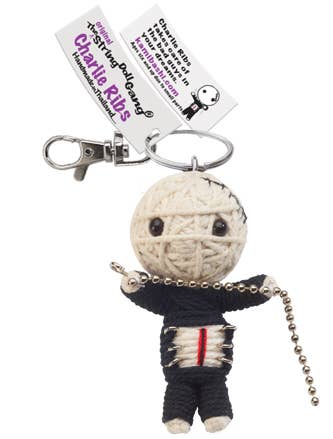 String Doll - Charlie Ribs Keychain