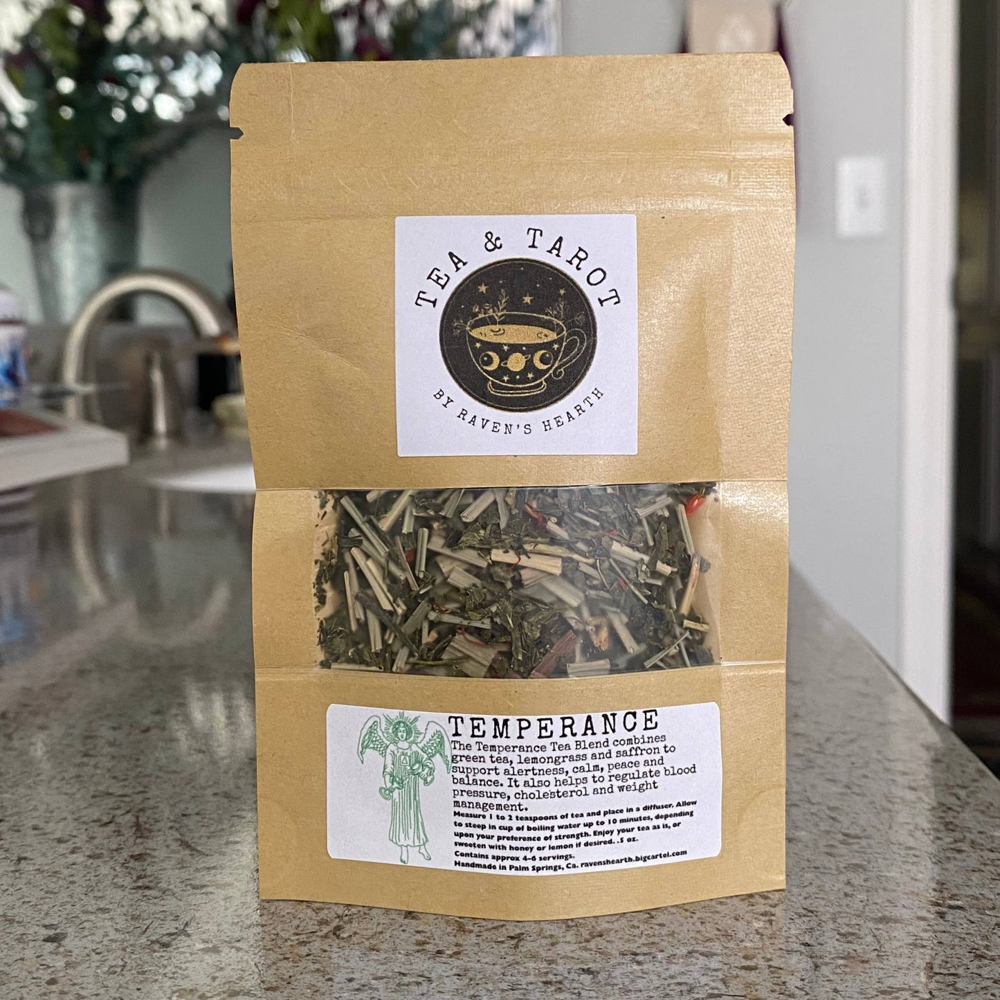 Tea & Tarot - Temperance Tea Blend | .5 oz | Calmness, peace & balance