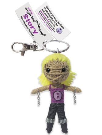 String Doll - Lyme Warrior Keychain