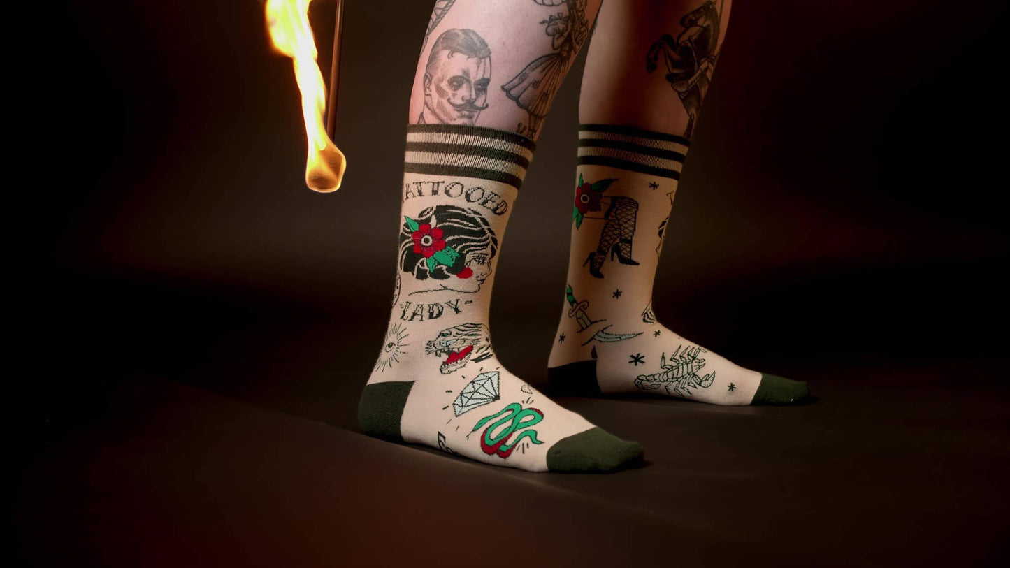 Socks - Foot Clothes - Tattooed Lady