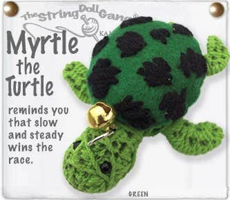 String Doll - Myrtle the Turtle Keychain