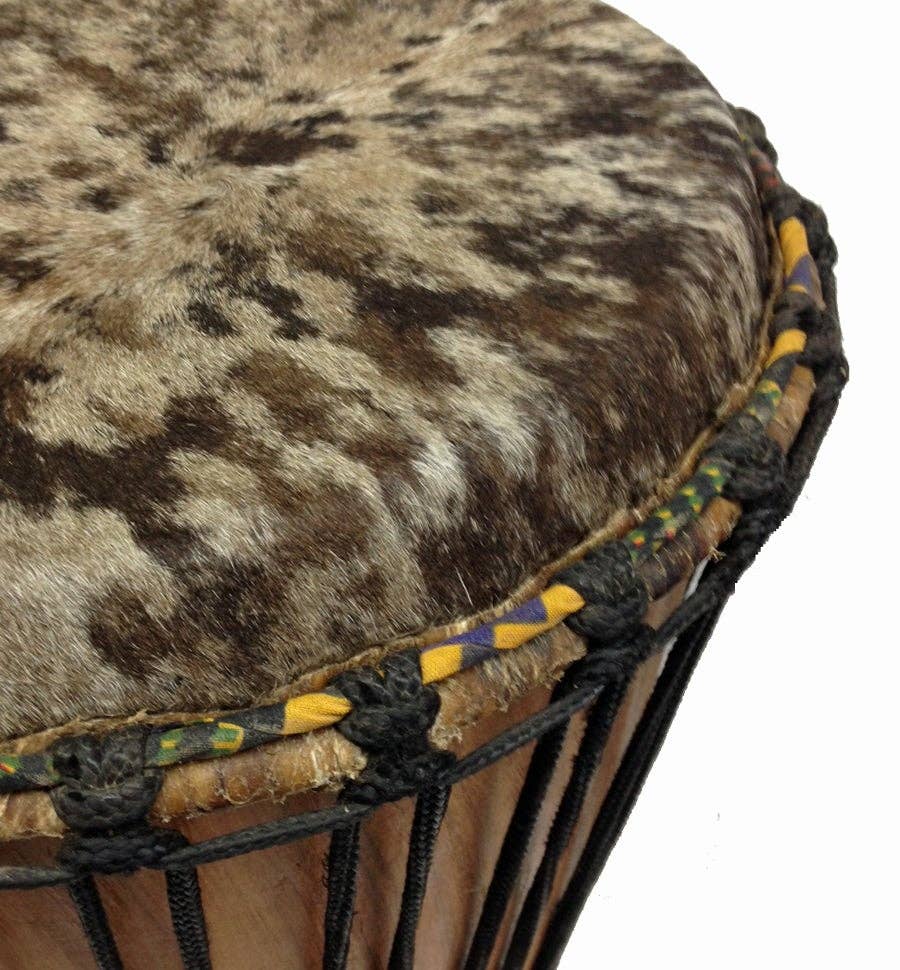 African Djembe Drum Small Cow
