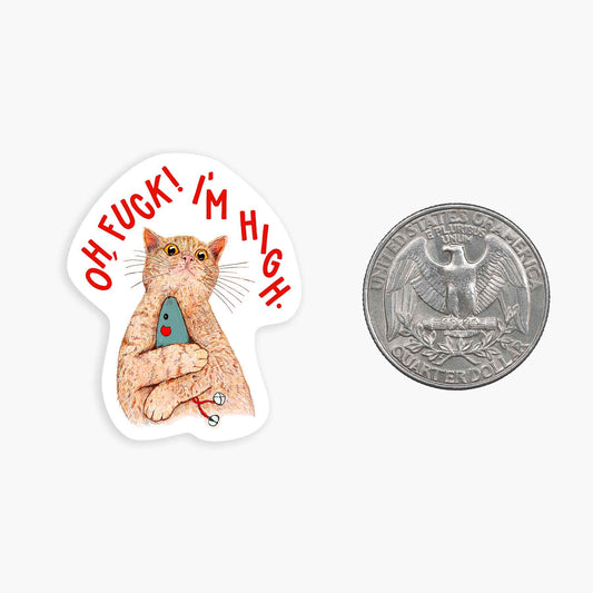 I'm High - Mini Sticker
