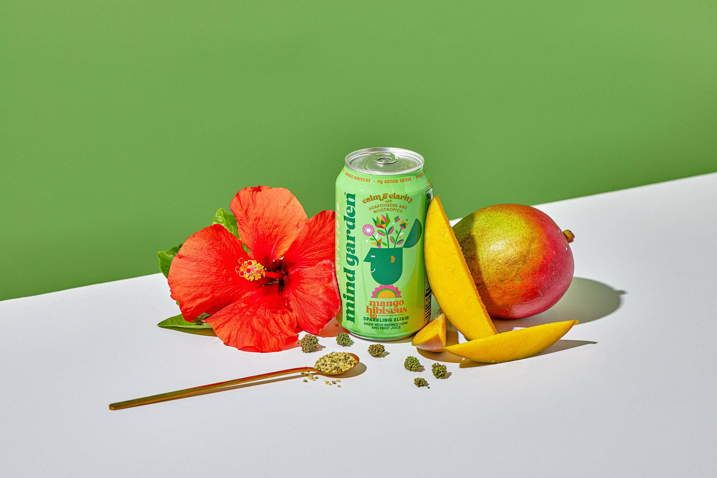 Mind Garden Adaptogen Mango Hibiscus Drink