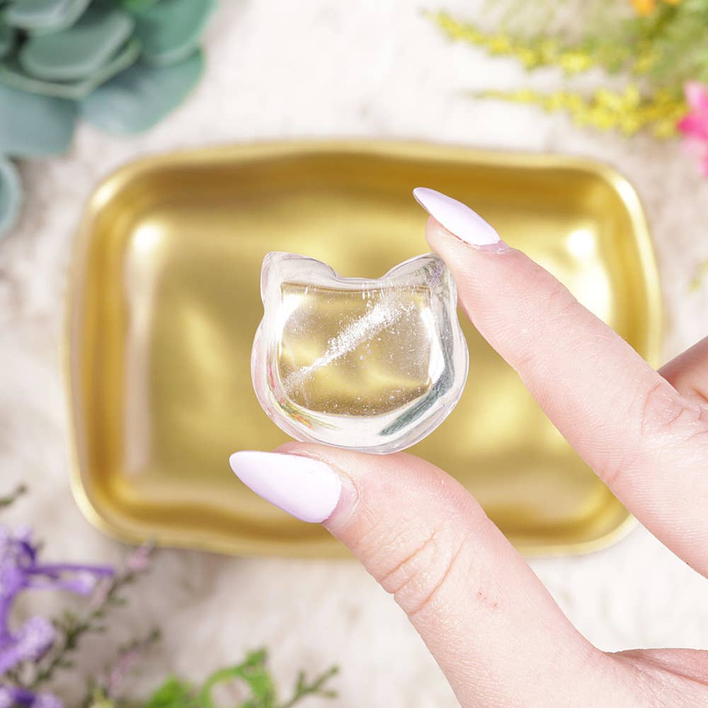 Kitty Face - Clear Quartz