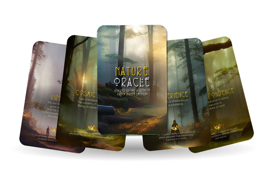 Nature Oracle - inspired by the wisdom of Ralph Waldo Emerso