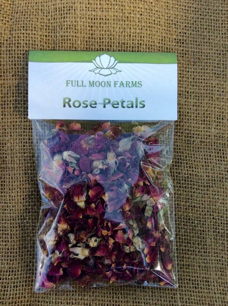 Rose Petals Full Moon Farms Vision Quest Bookstore
