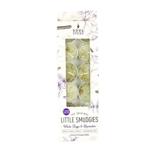 Lavender Little Smudgies Smudge Candles 12 Candles Per pack