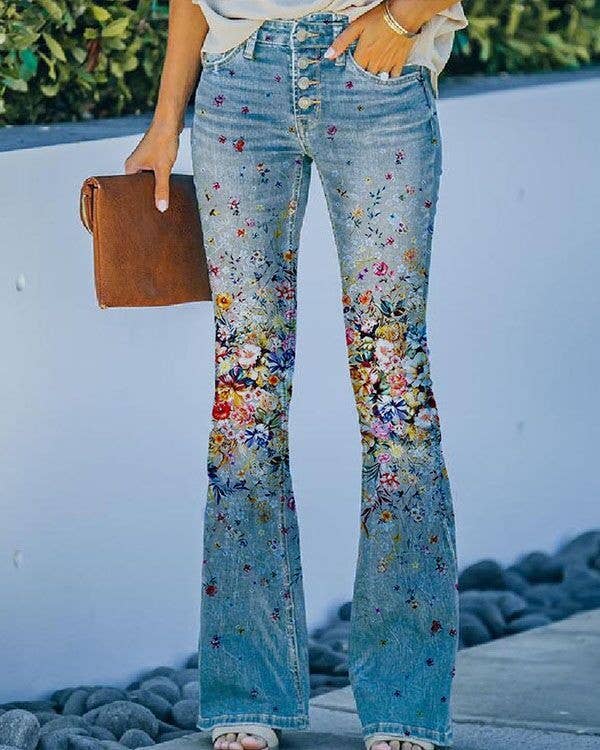 Skulls & Roses - Long Pants: XL
