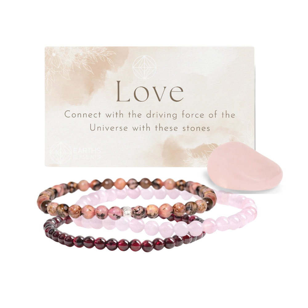 Intentions Bracelet Set - Love 4mm