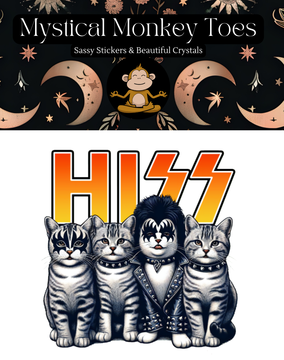 Sticker MMT - Rocker Cats | Laptop Sticker | Vinyl Sticker