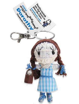 String Doll- Dorothy Keychain