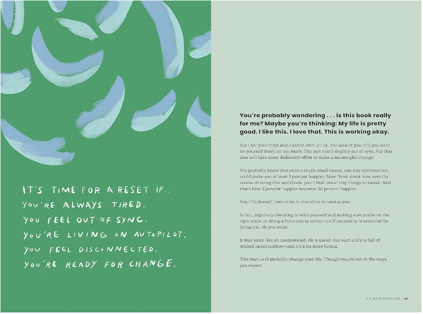 Reset Workbook: A Guided Wellness Journal (Self Care)
