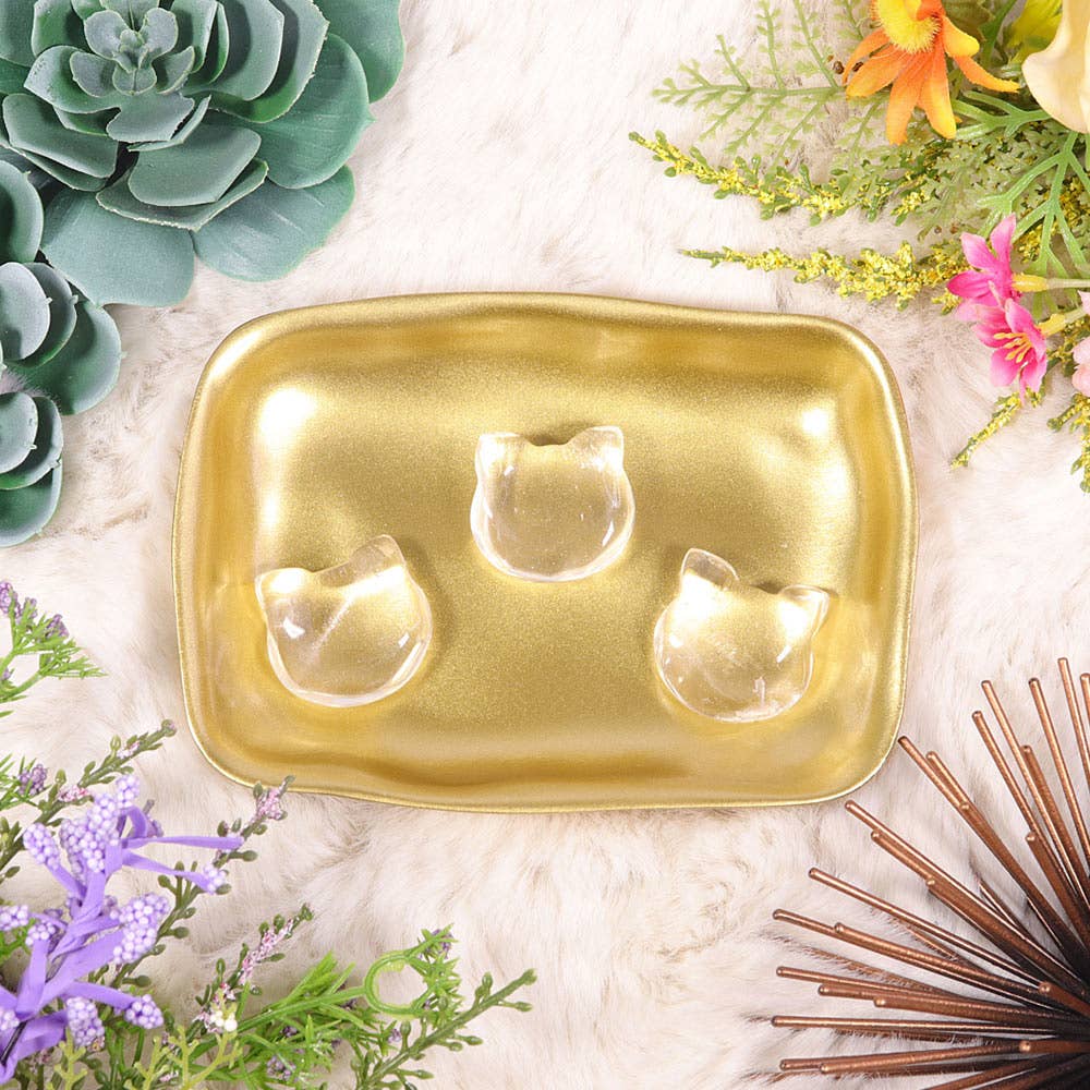 Kitty Face - Clear Quartz
