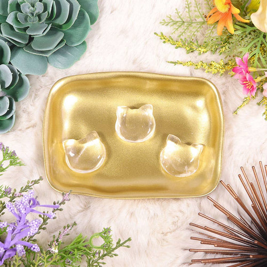 Kitty Face - Clear Quartz