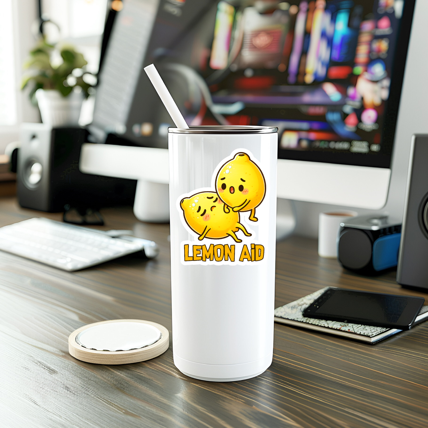 Funny Lemon Aid Sticker