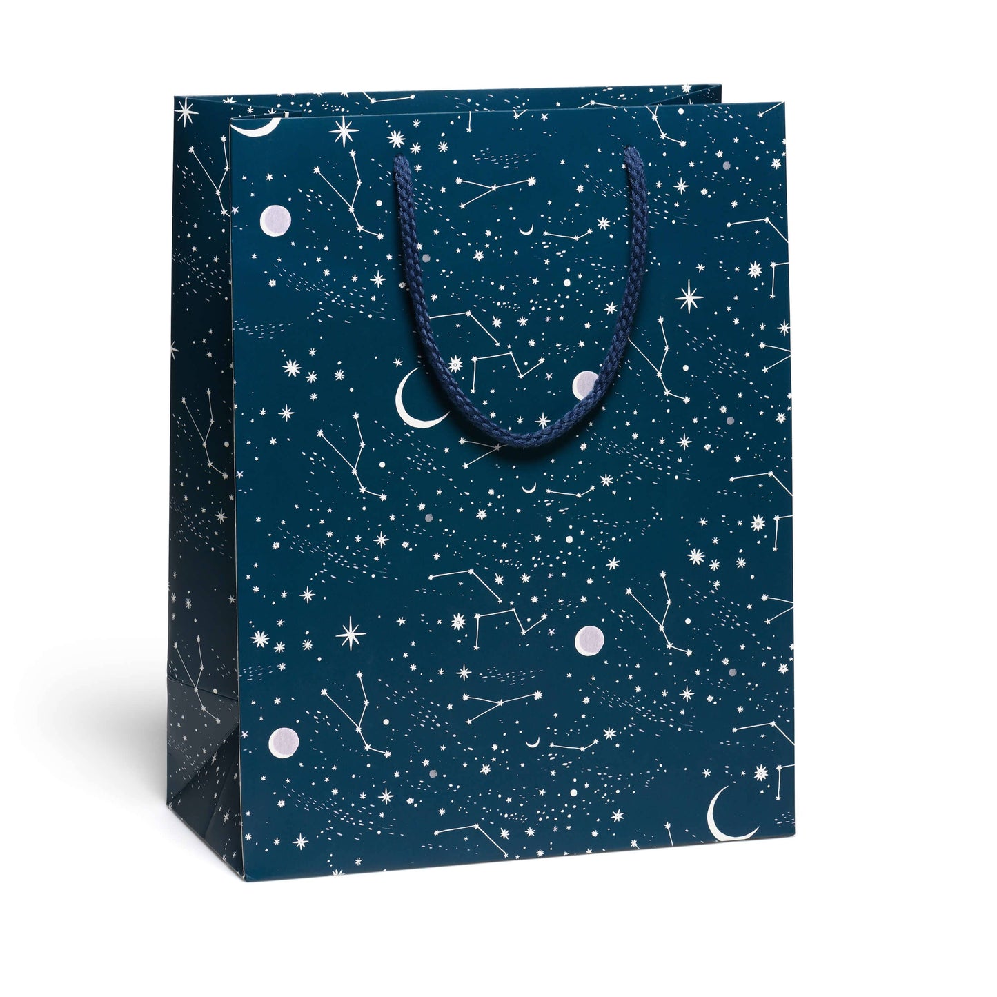 Gift Bag - Red Cup - Moon and Stars - Medium