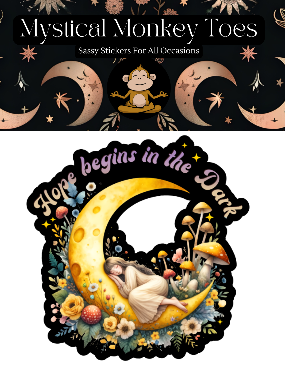 MMT Stickers - Hope Begins In The Dark