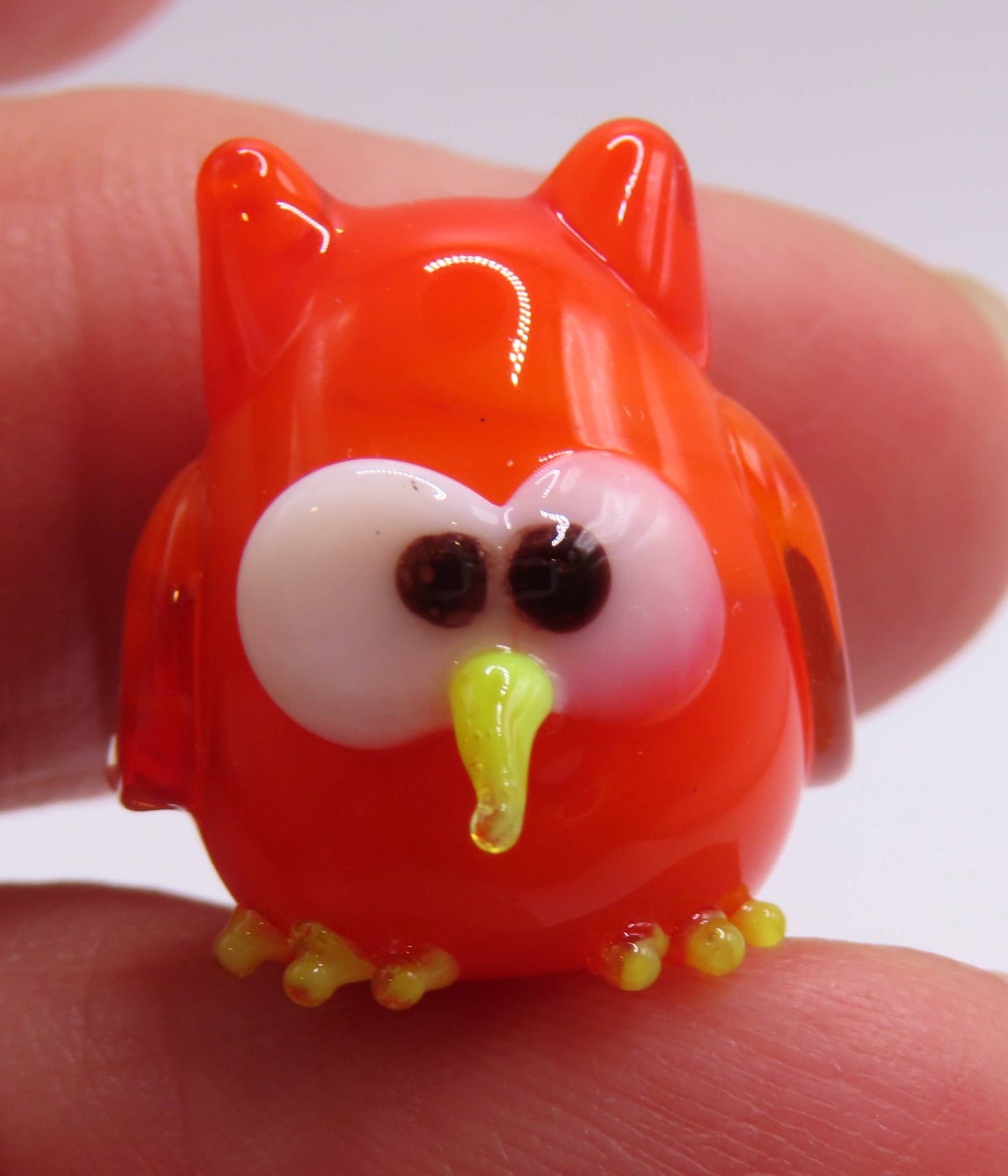 Figurine - Handblown Glass Mini Owl