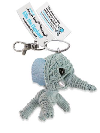 String Doll - Ellie the Elephant Keychain