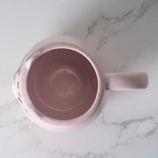 Japanese Daruma Cat Yunomi Style Tea Mug
