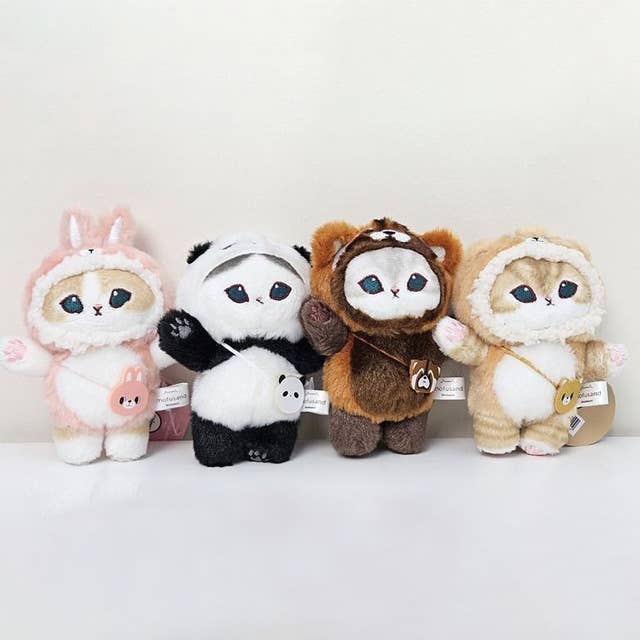 Restock! Mofusand Plush Keychain 9cm – Animal Costume Series