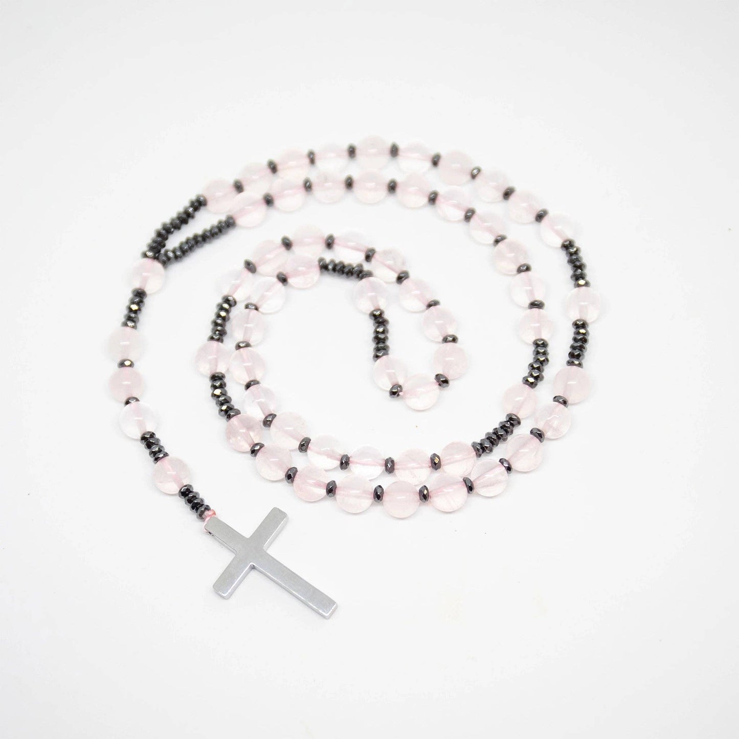 Rosary - Rose Quartz Prayer Beads - 8mm