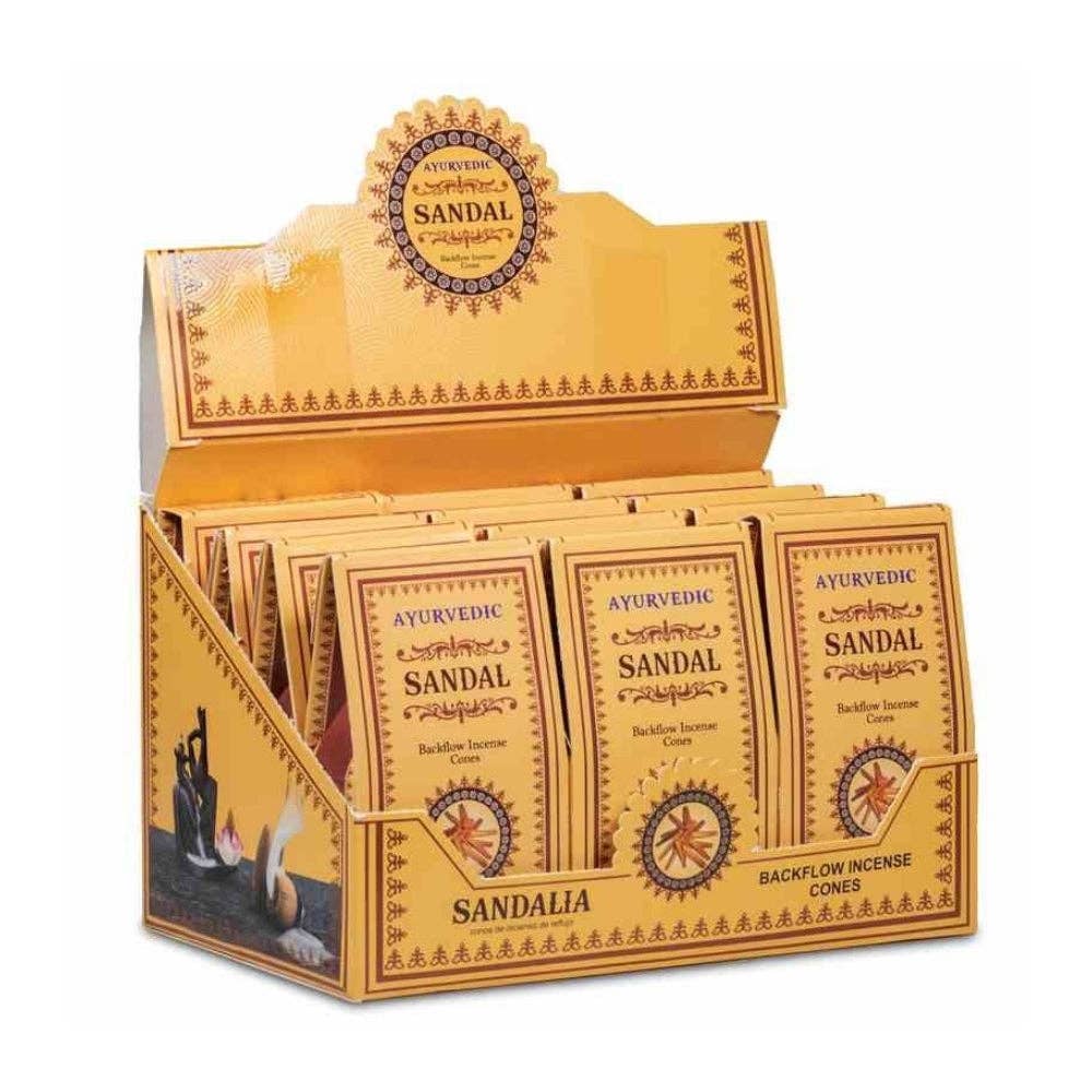 Backflow Incense Cones - Ayurvedic - Sandal