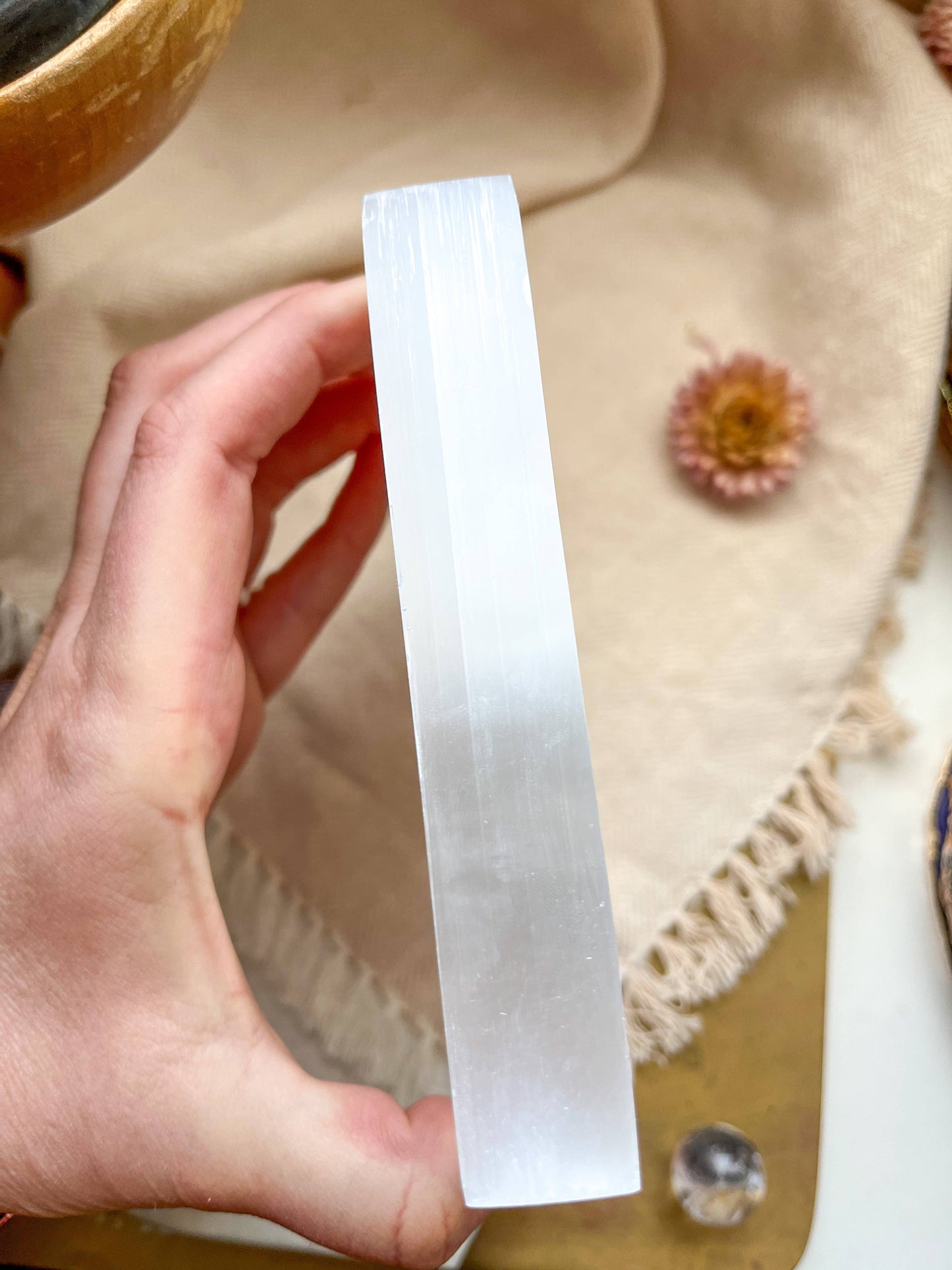 Selenite - Familiar Cat Square Plate
