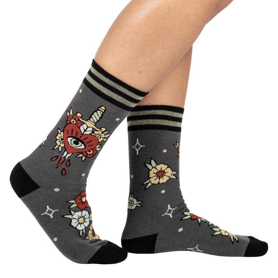 Foot Clothes - Love Hurts Crew Socks
