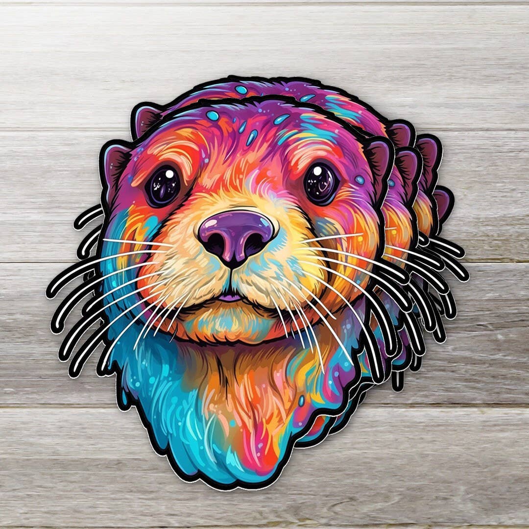 Stickers OZ - Color Splash Otter