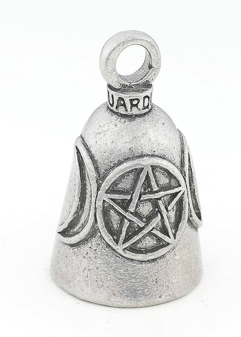 Pentagram with 3 Moons Guardian Bell
