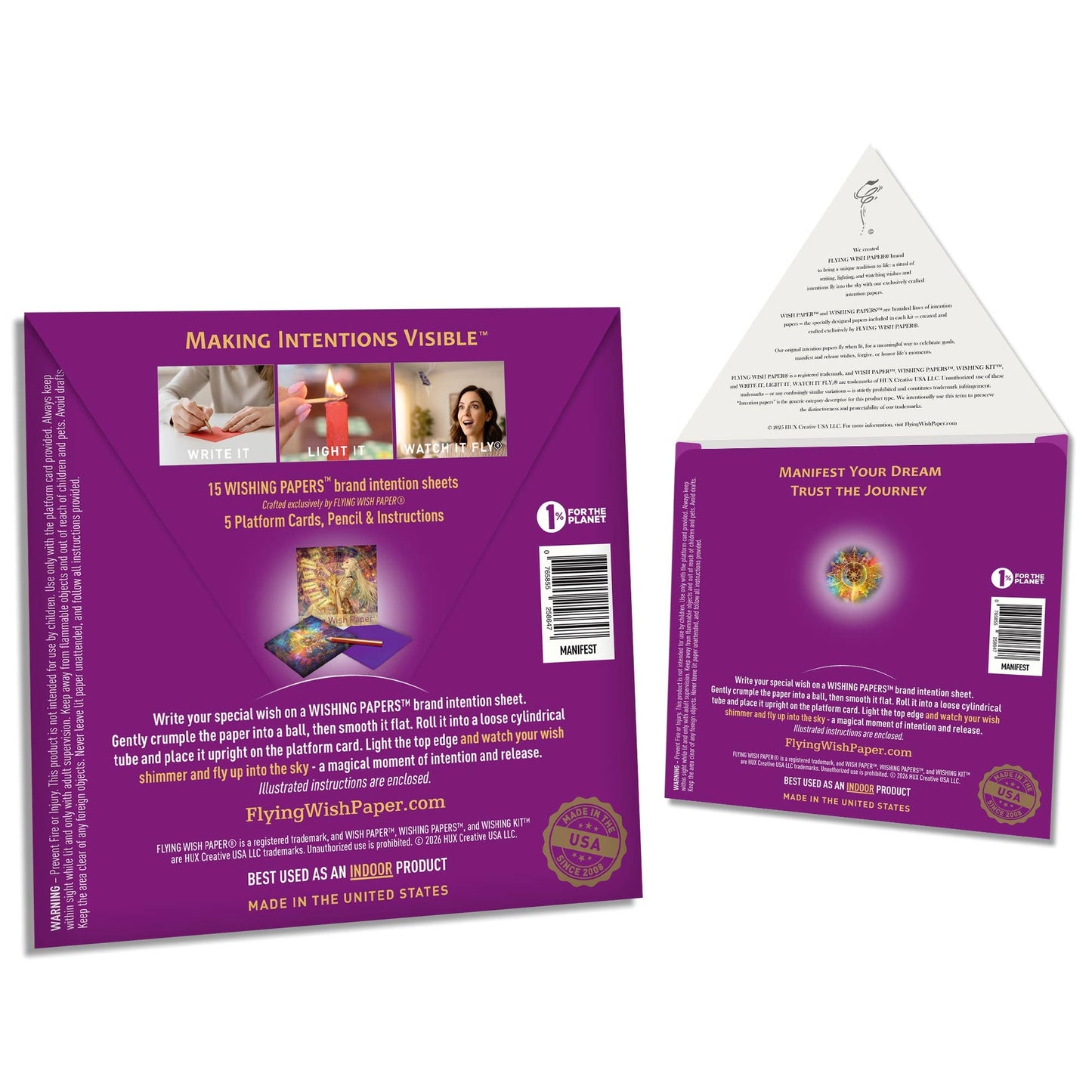 Manifest - Flying Wish Paper® Gift Kit – Abundance & Power
