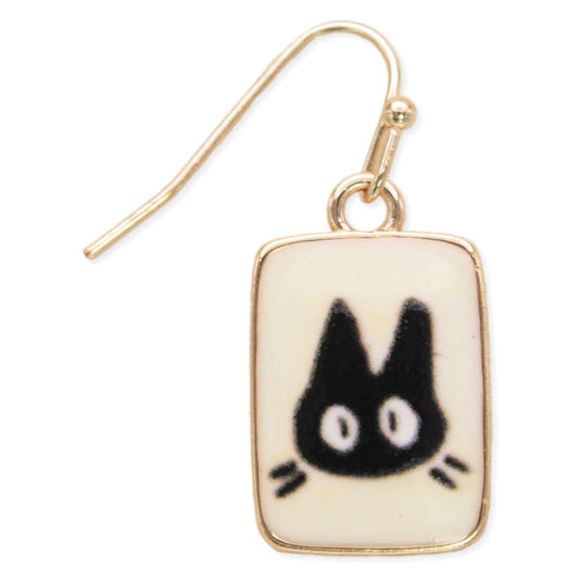 Earrings - Feline Familiar Black Cat