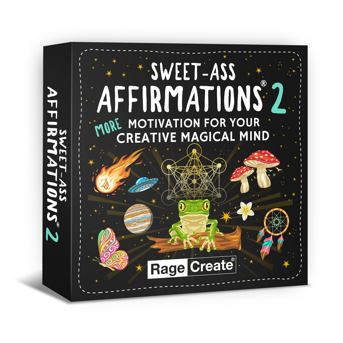 Sweet-Ass Affirmations 2 Deck - 60 Magical Affirmation Cards